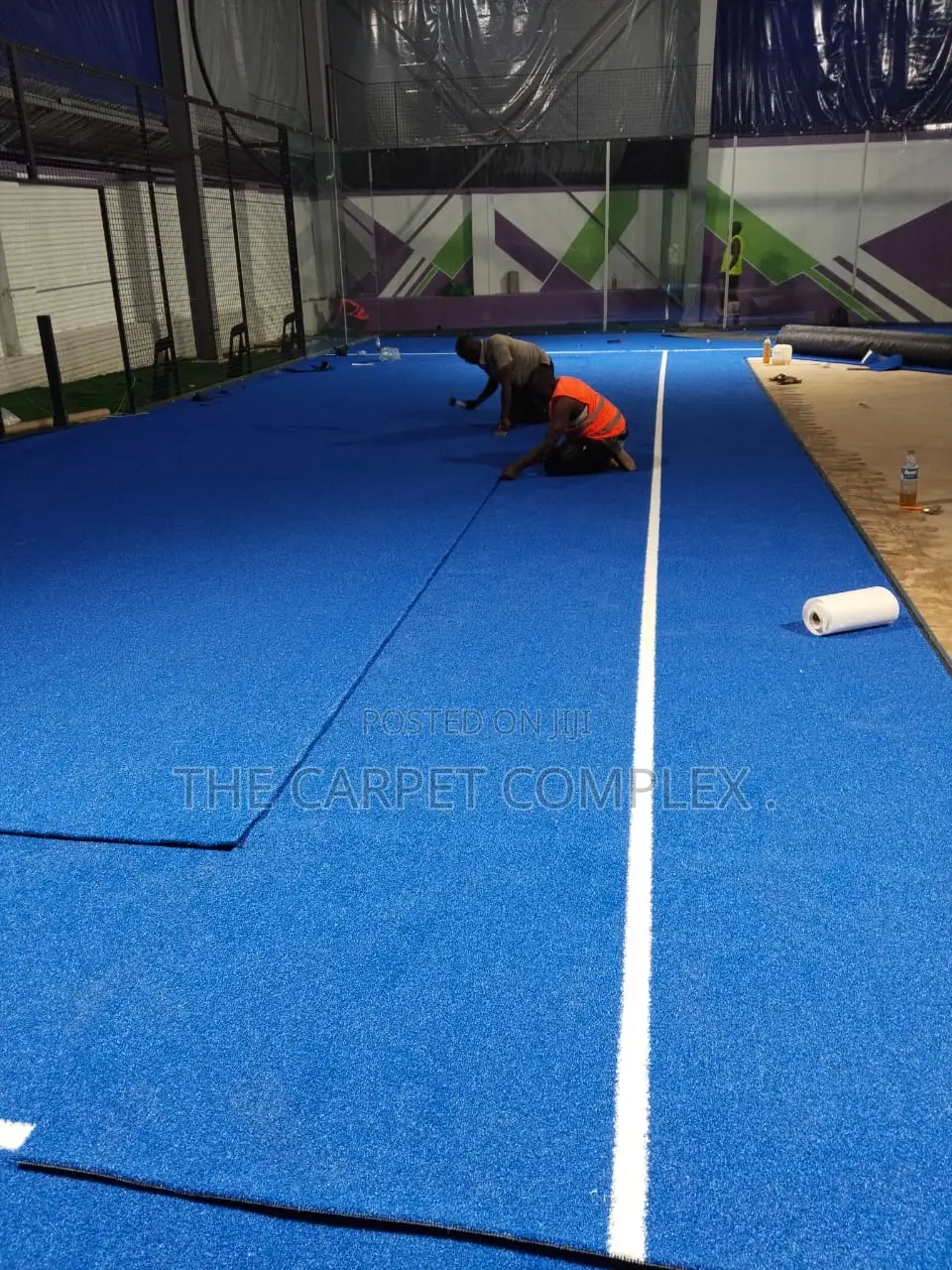 Blue Grass Decoration Carpets Per Squaremeter