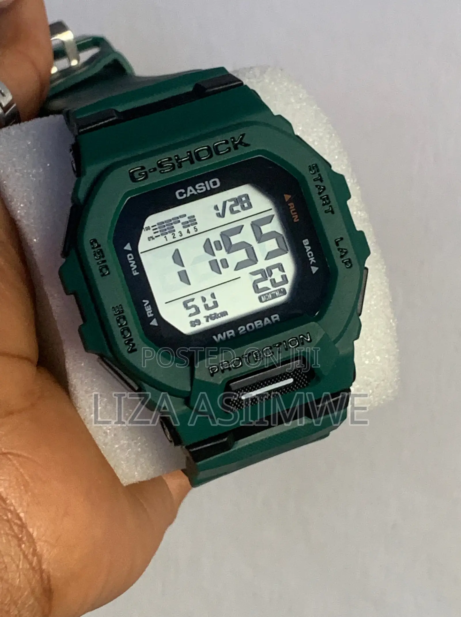 Men’S Casio G-Shock Digital Watch Notable for Its Square Case Design