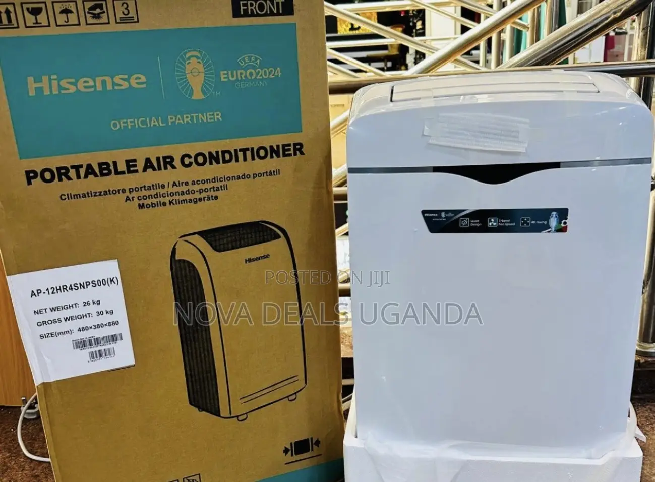 Hisense12000 Btu Portable Air Conditioner With Rotary Compressor,White