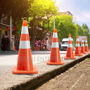 Fluorescent Orange Safety Traffic Cones 75cm(28")