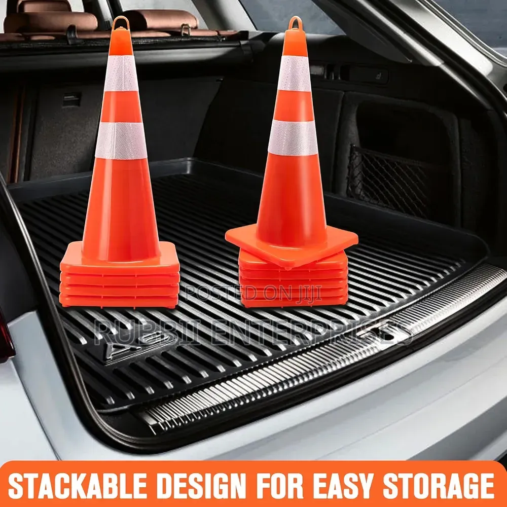 Fluorescent Orange Safety Traffic Cones 75cm(28")