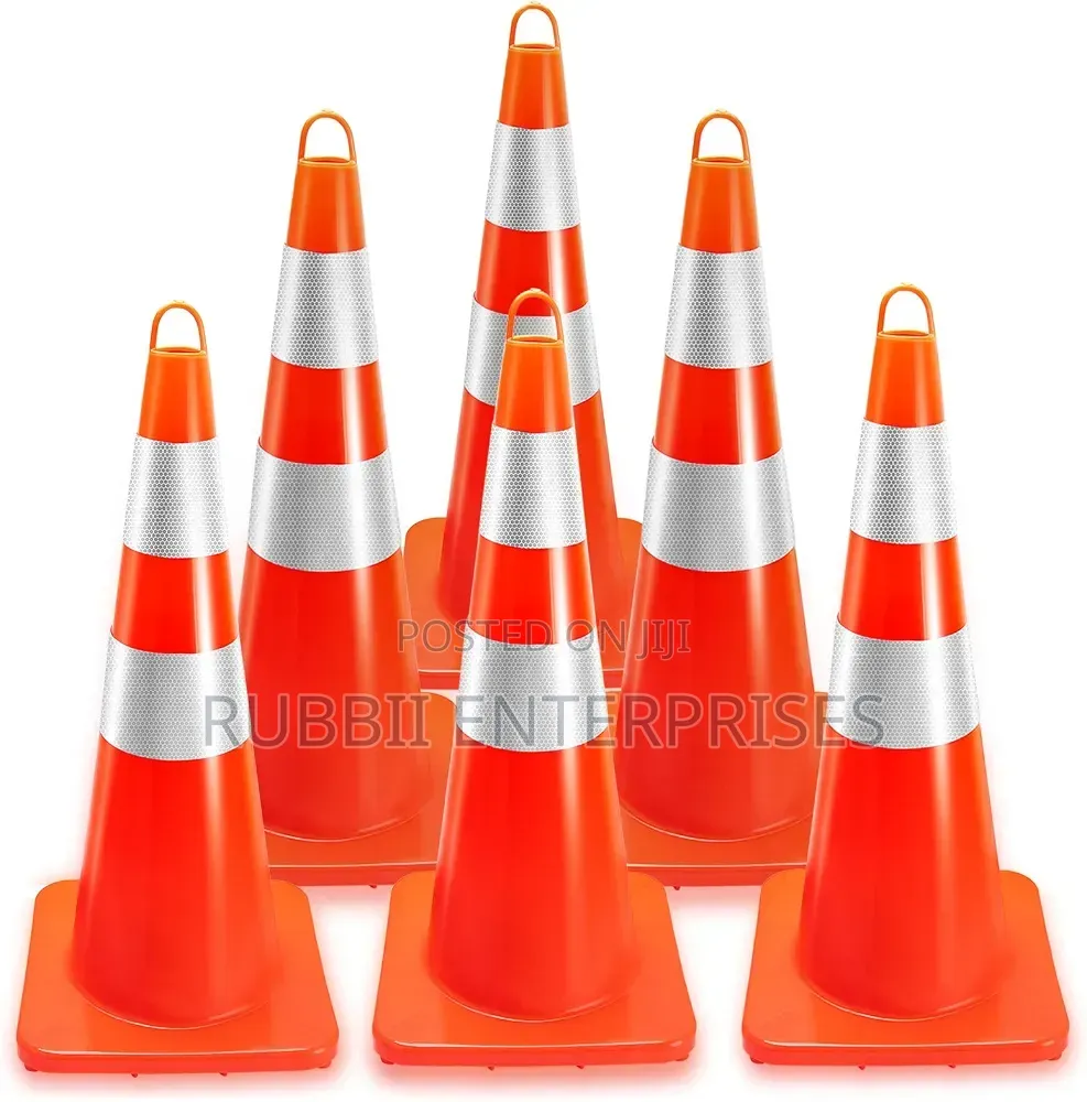 Fluorescent Orange Safety Traffic Cones 75cm(28")