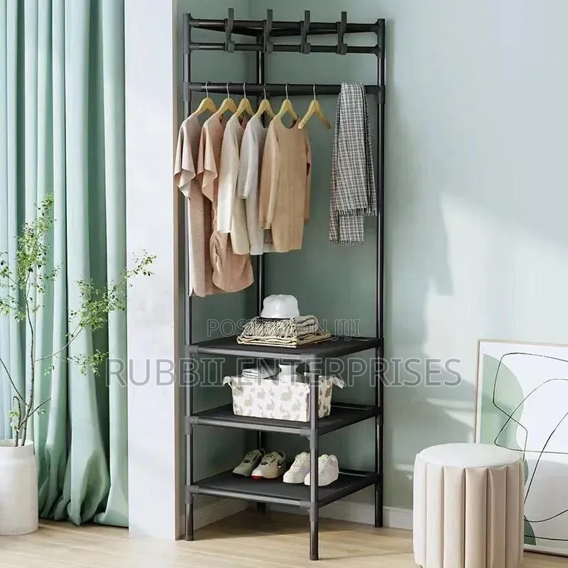 Corner Coat Rack/Organiser