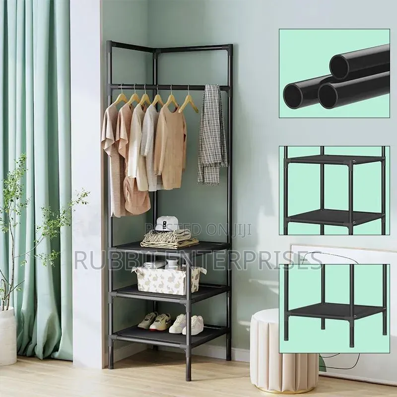 Corner Coat Rack/Organiser