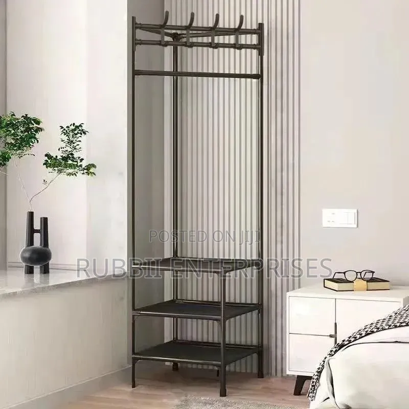 Corner Coat Rack/Organiser