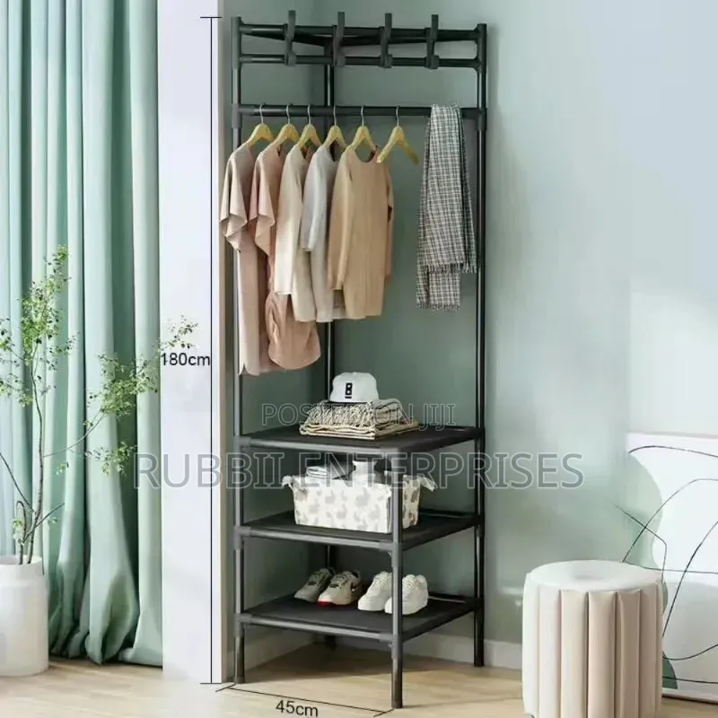 Corner Coat Rack/Organiser