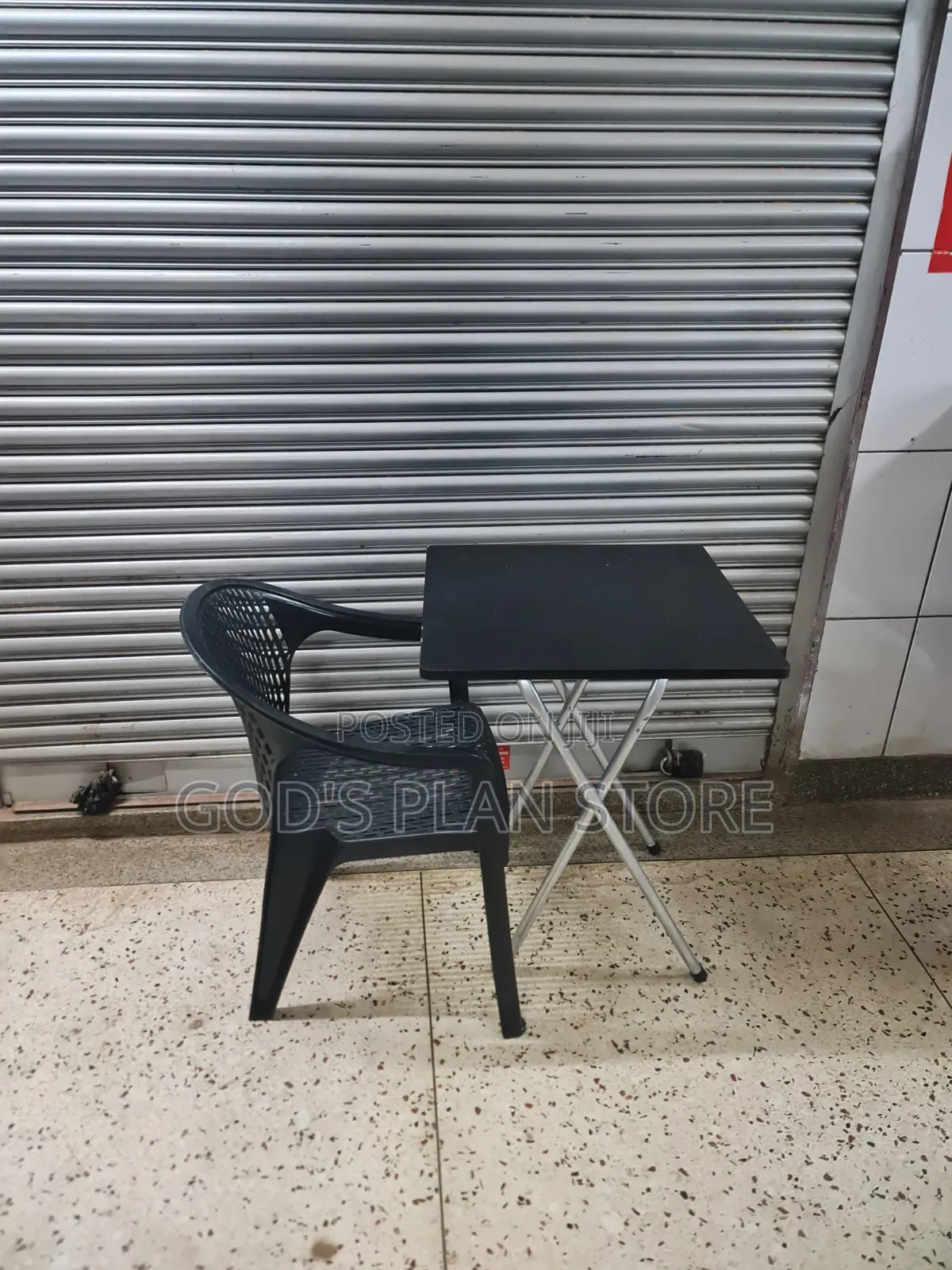 Matted Plastic Chair and Reading Table Reading Table and Chair Set