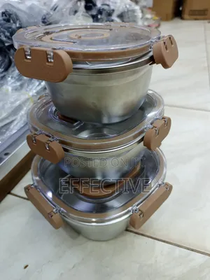 Stainless Steel Food Storage Containers.