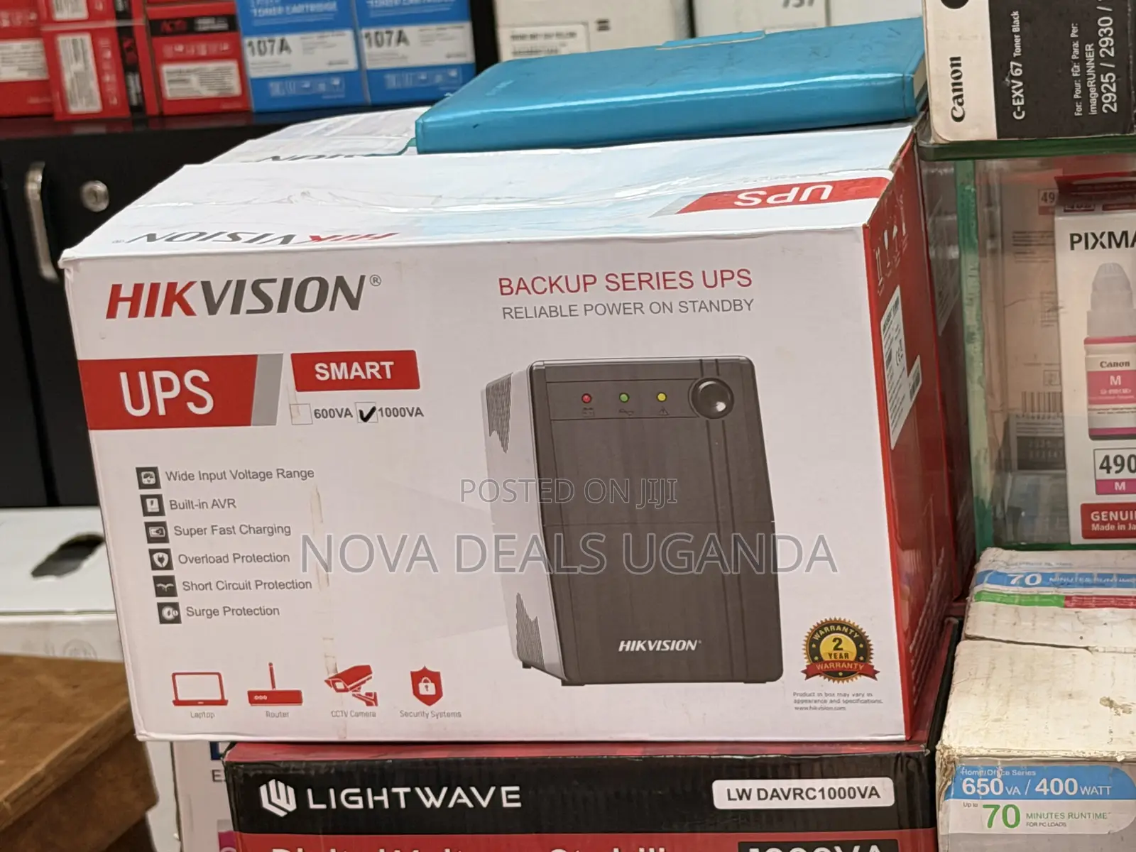 Hik Vision Smart Ups 1000va Backup Series Ups