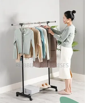 Adjustable Single-Pole Garment Rack 36kg