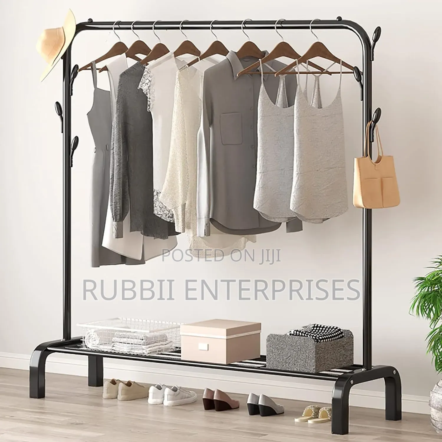 Metal Garment Rack ~ Single Pole