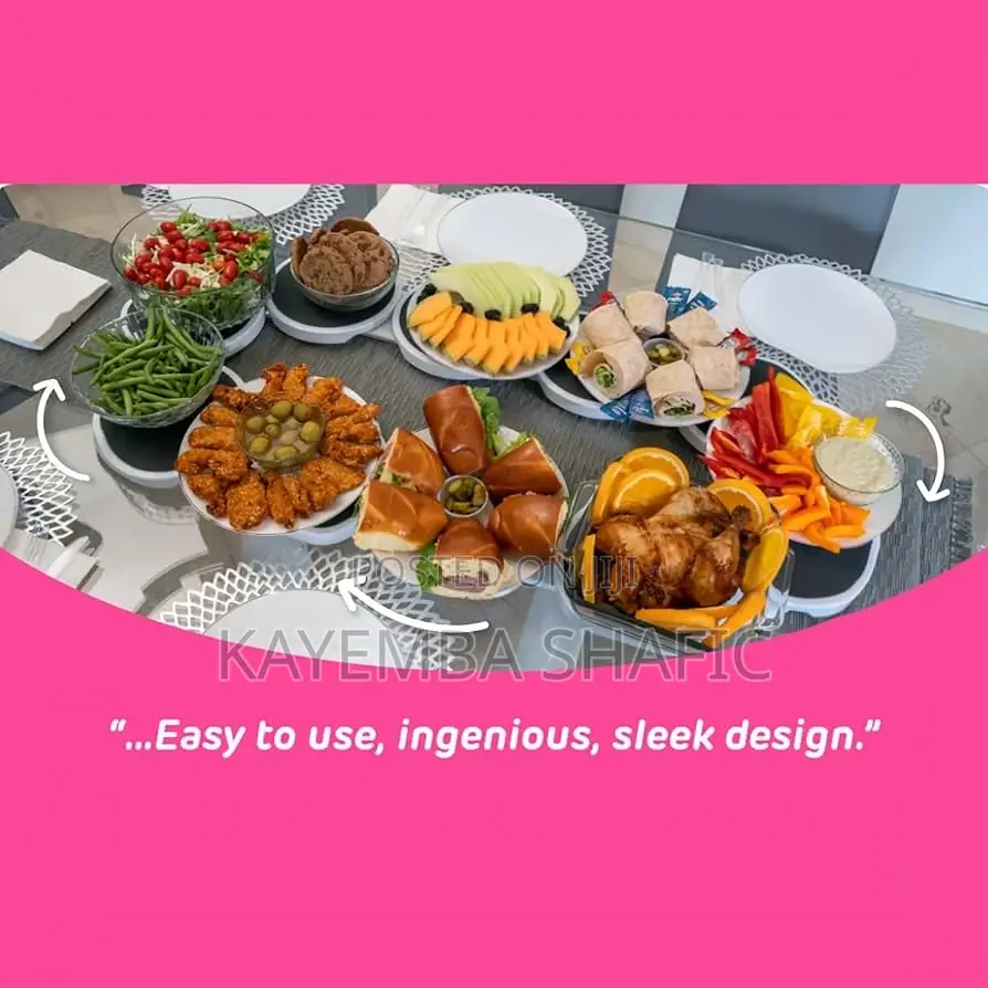 The Lazy Susan Revolution - Expandable Dining Table Turntable