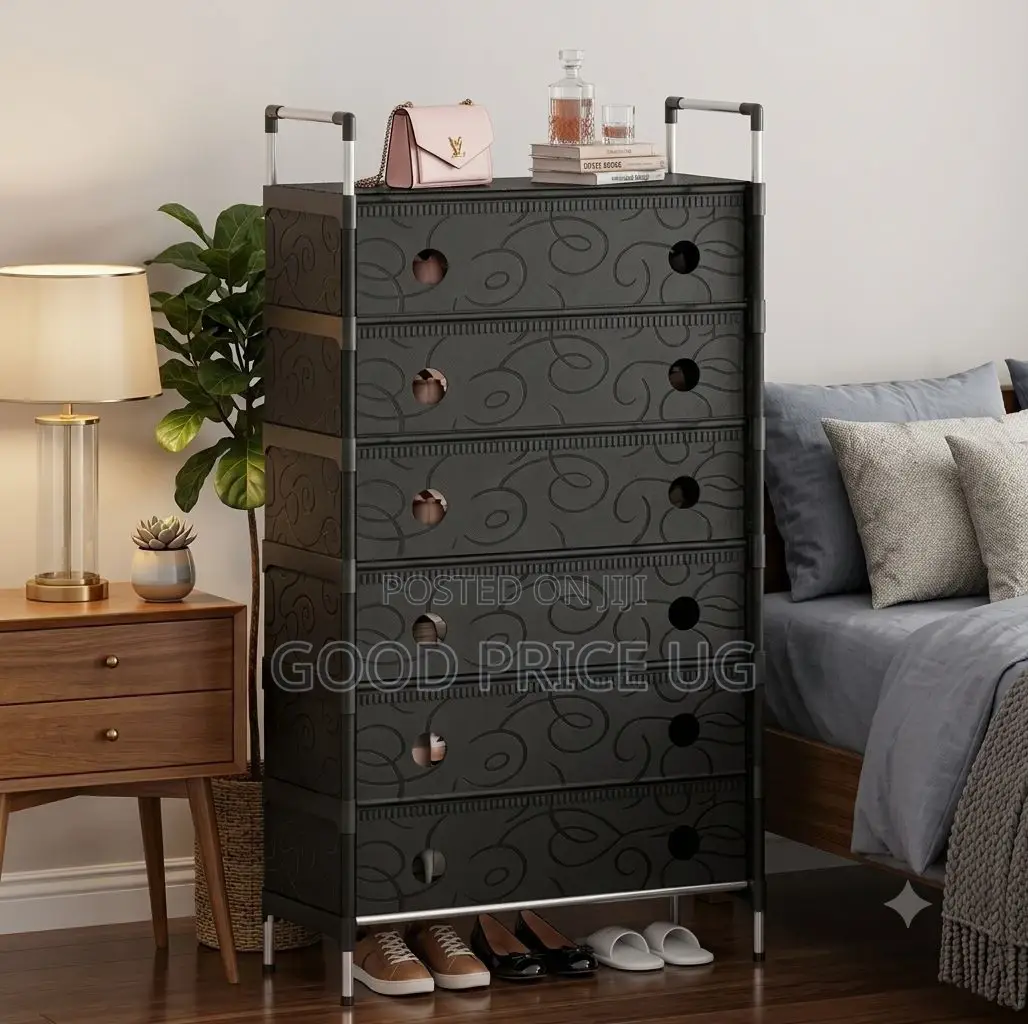 7-Tier Dustproof Modular Shoe Rack and Organizer Cabinet.