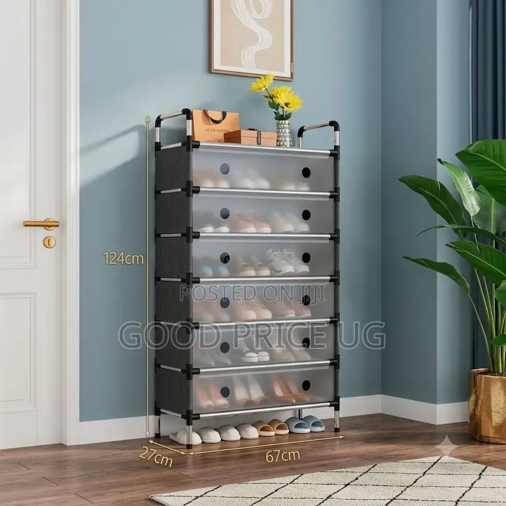 7-Tier Dustproof Multi-Layer Shoe Rack Organizer