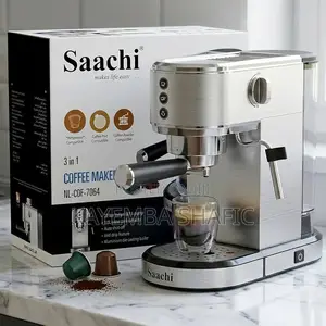 Saachi 3-in-1 Espresso Multi-Capsule Coffee Maker (20 Bar)