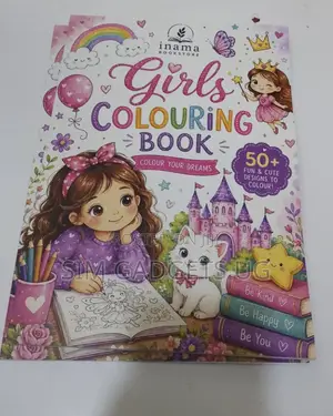 Girls Colouring Book.