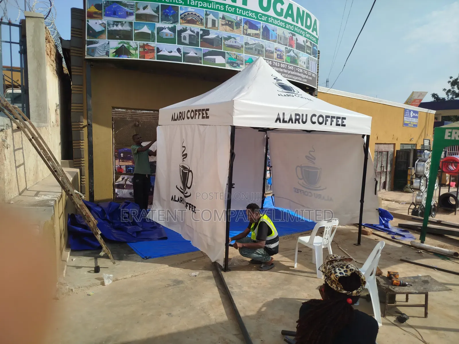 3mx3m Foldable Exhibition Tents Covered With Aside Flap.