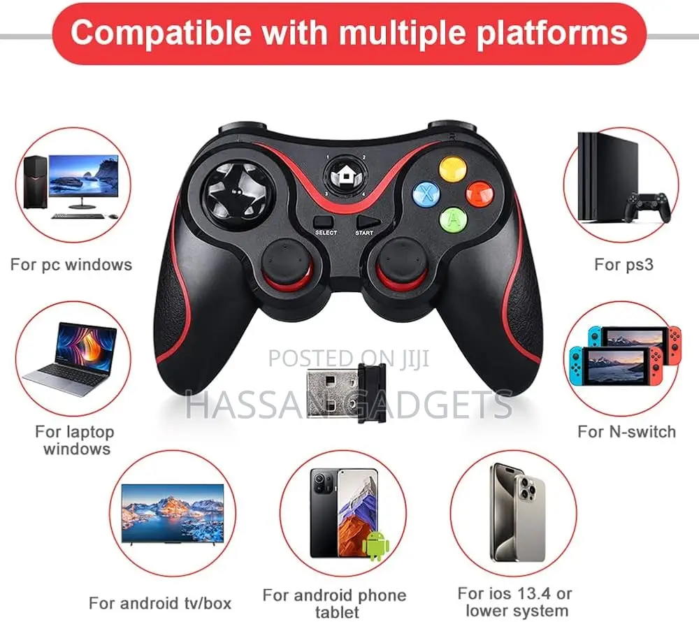 V8 2.4g Wireless Game Controller Wireless Gamepad
