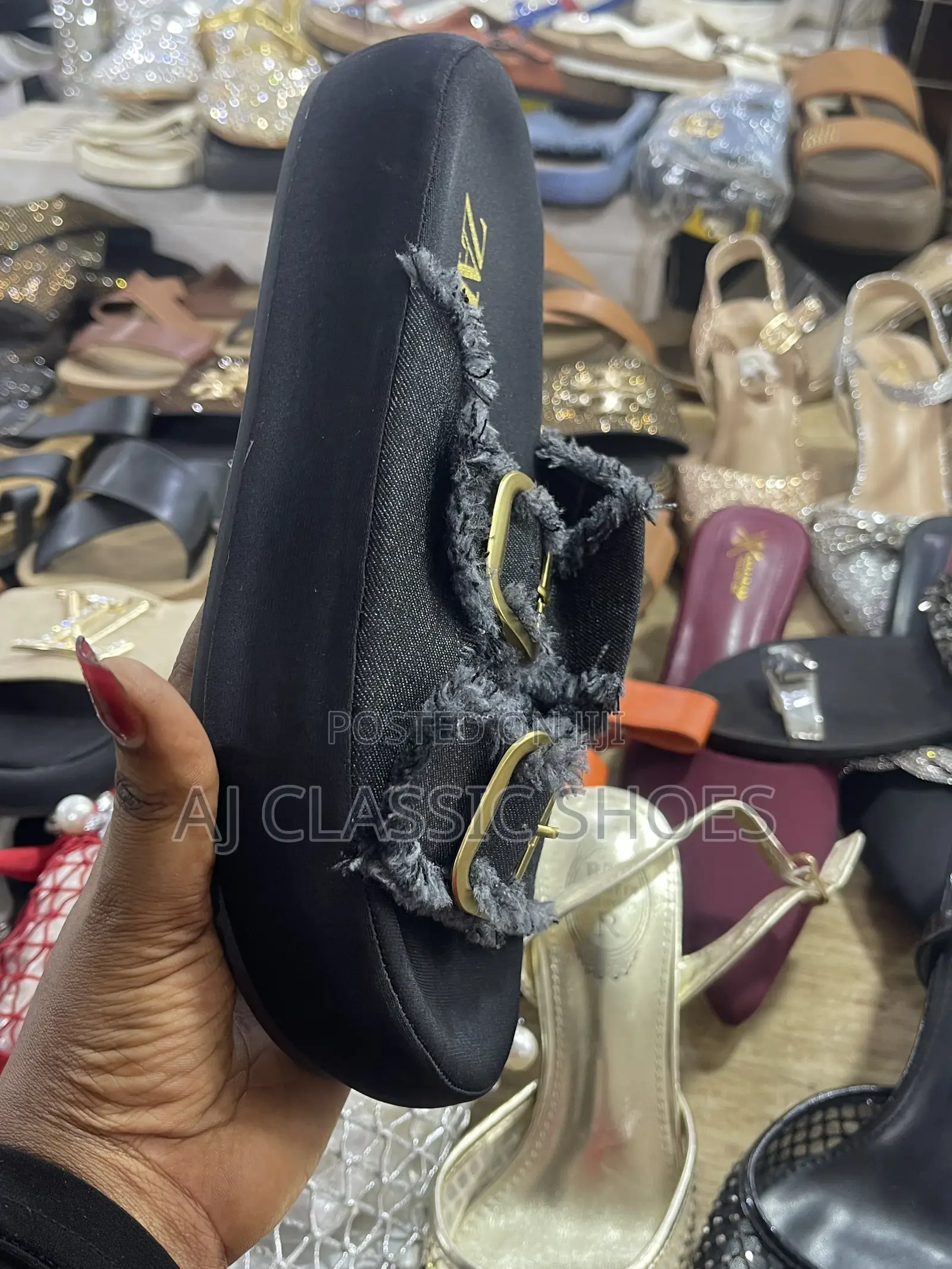 Zara Jeans Stepper Shoes