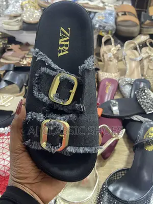 Zara Jeans Stepper Shoes