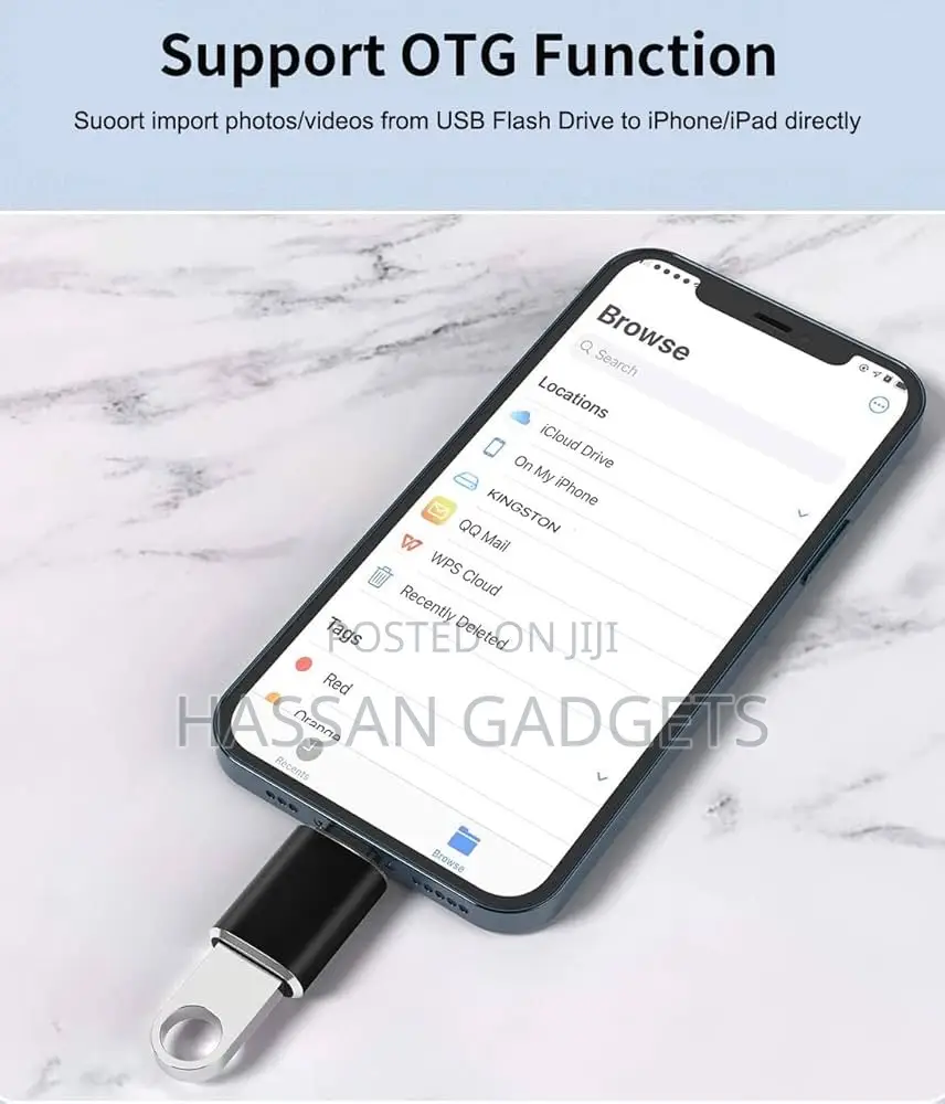 Usb 3.0 Otg Cable for iPhone iPad to Connect Card Reader