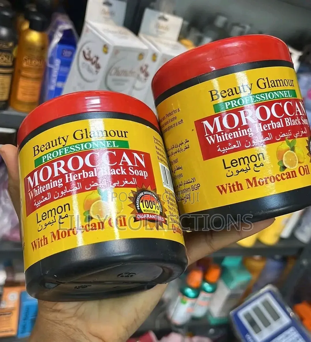 Moroccan Whitening Herbal Black Soap