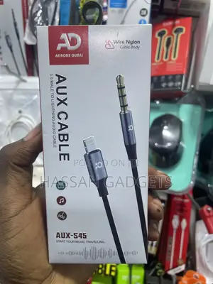 Aux Cable iPhone 3.5mm Headphones Jack Adapter