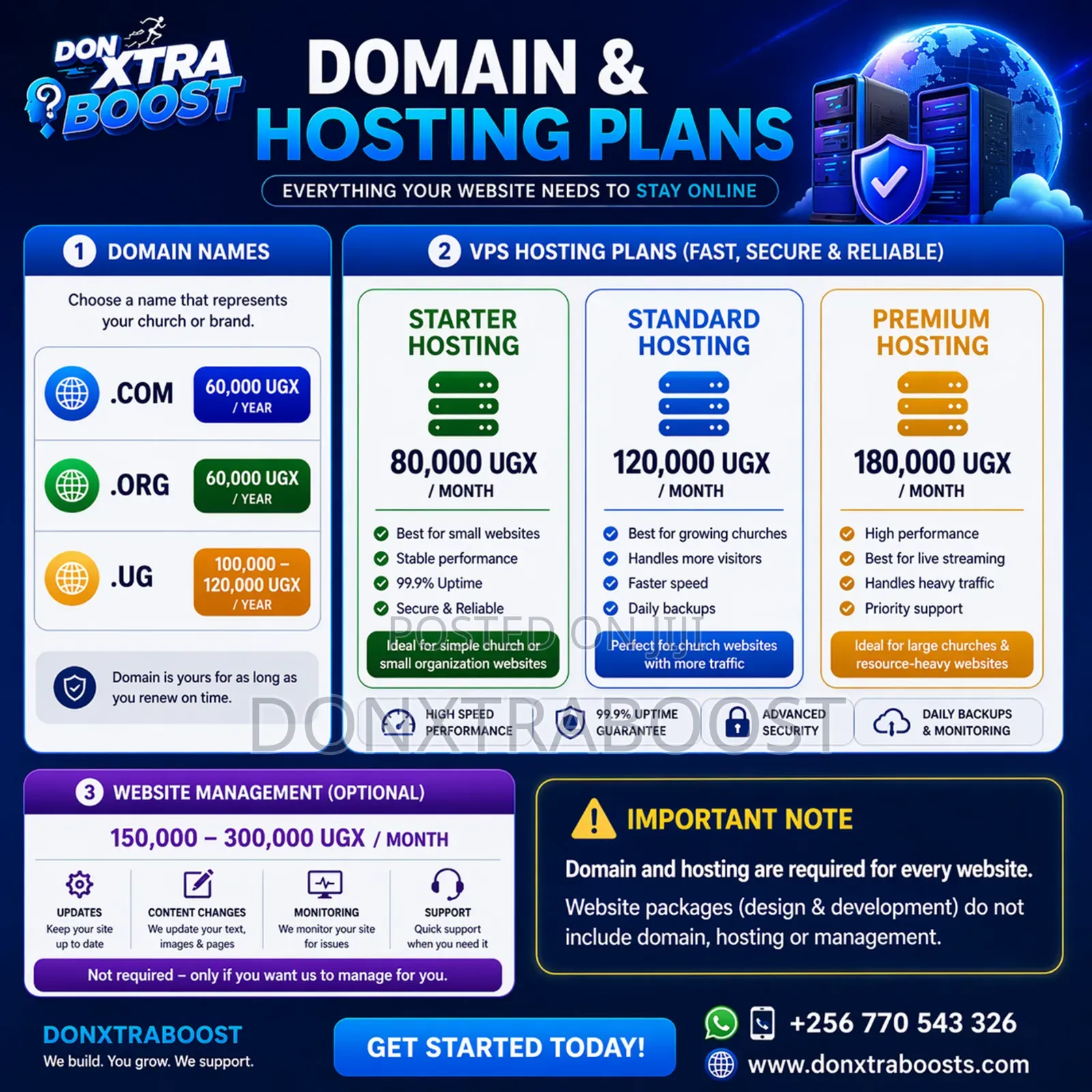 Web Hosting, App Development