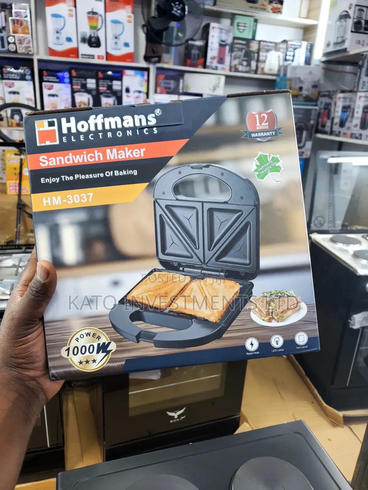 Sandwich Maker Model 3037 Hoffman