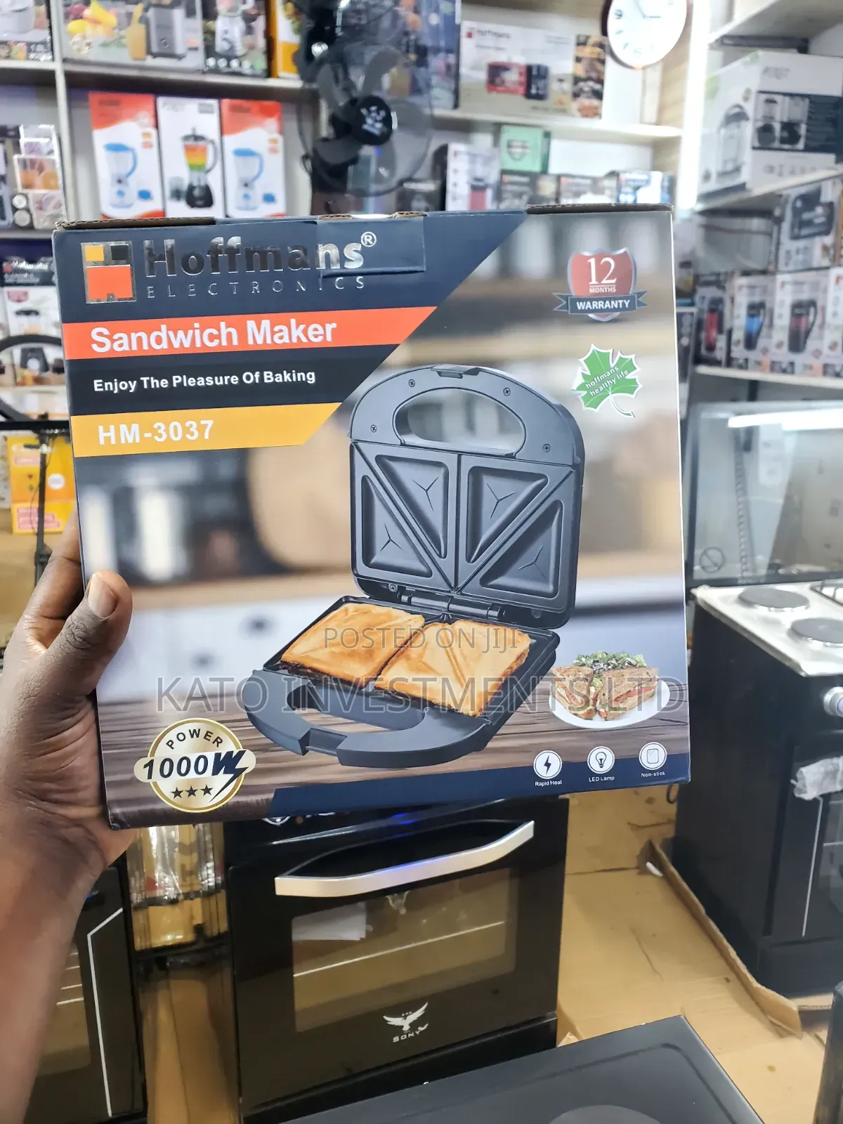 Sandwich Maker Model 3037 Hoffman