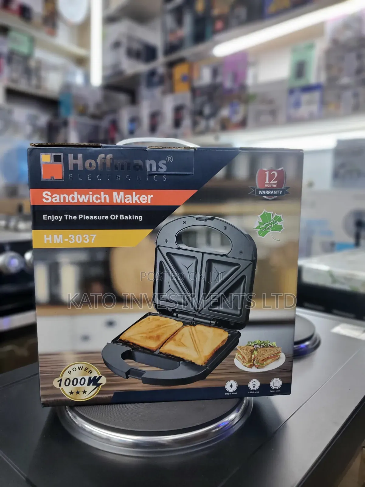 Sandwich Maker Model 3037 Hoffman