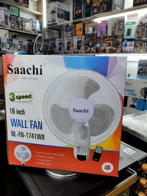 16 Inch 3 Speed 1741 Remote Controlled Wall Fan
