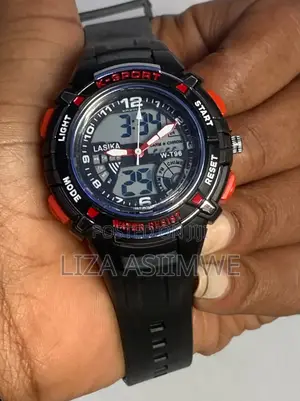 K-Sport Digital and Analog Kids Watches With a Small Red and Black