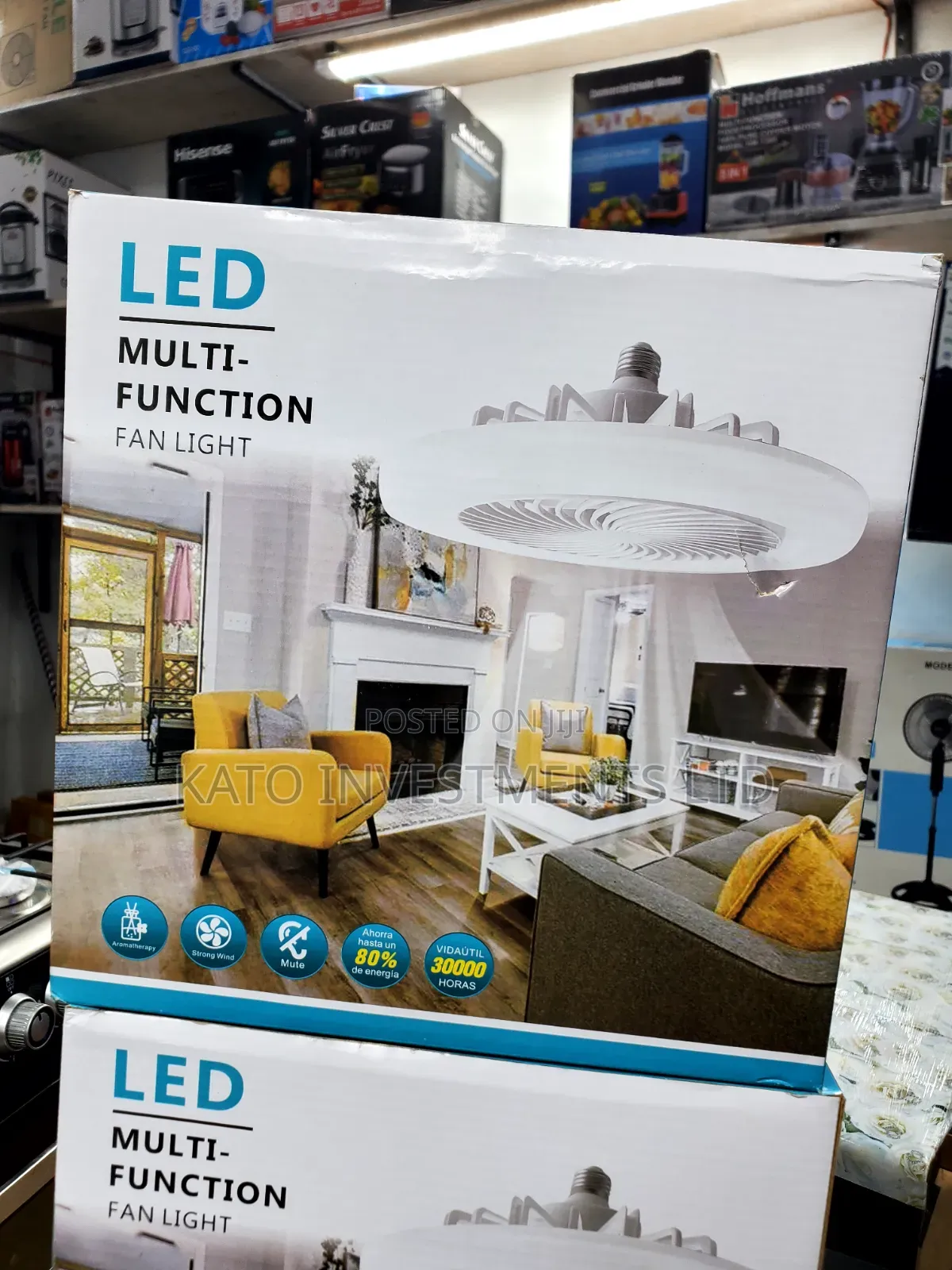 Fan Light Bulb With Remote