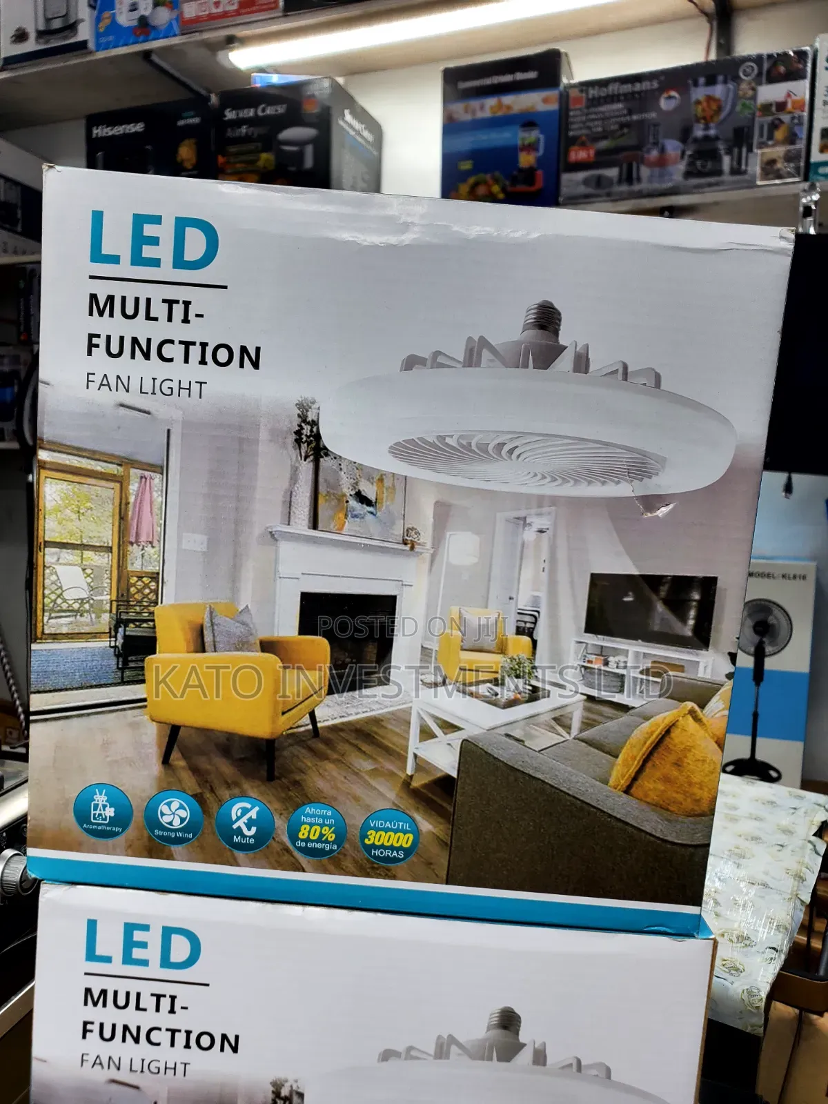 Fan Light Bulb With Remote
