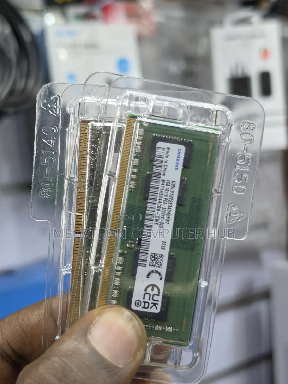 4gb Samsung Pc4 Ddr4 Laptop Ram