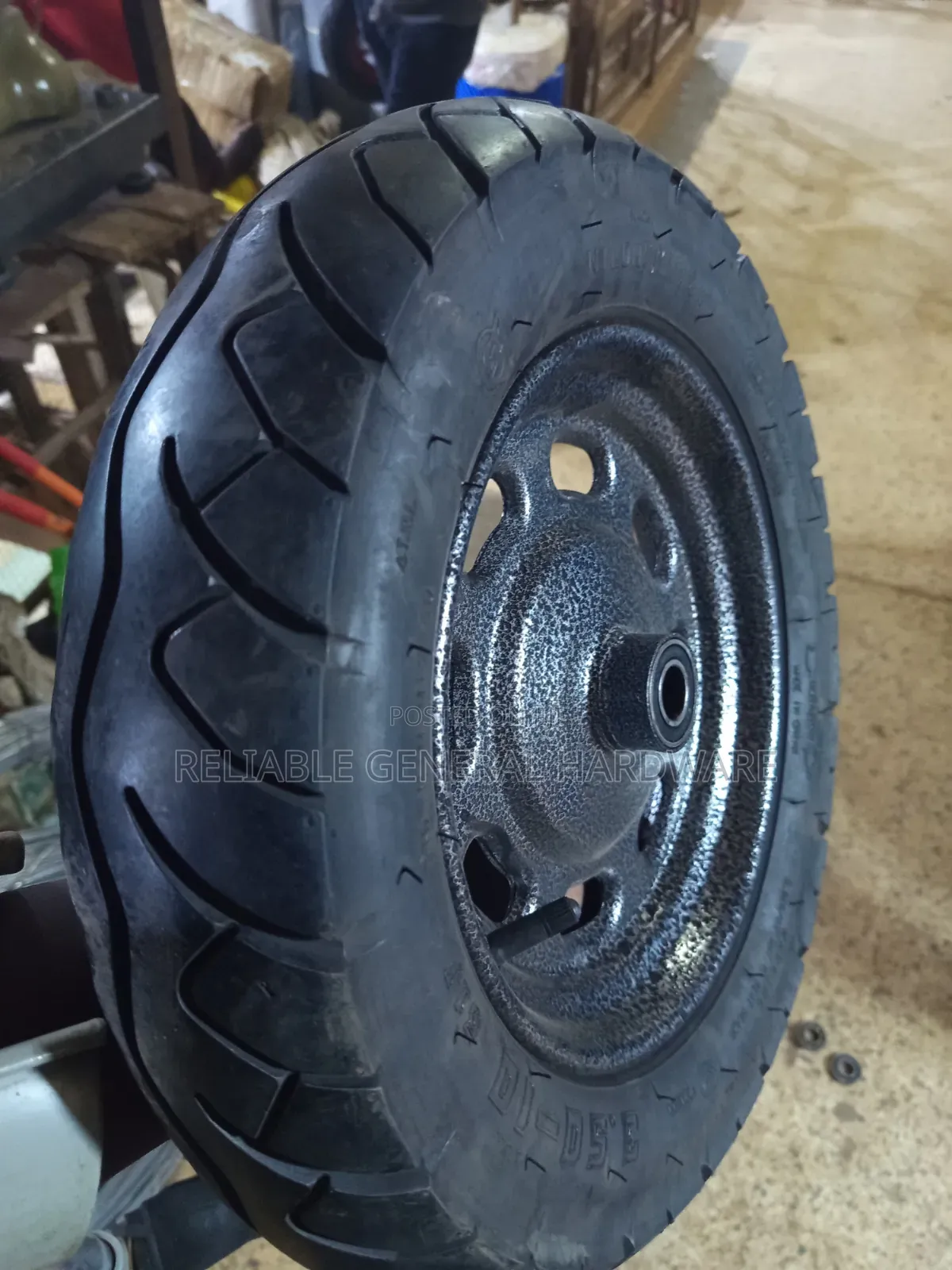 Wheelbarrow Tyre Heavy Duty Black