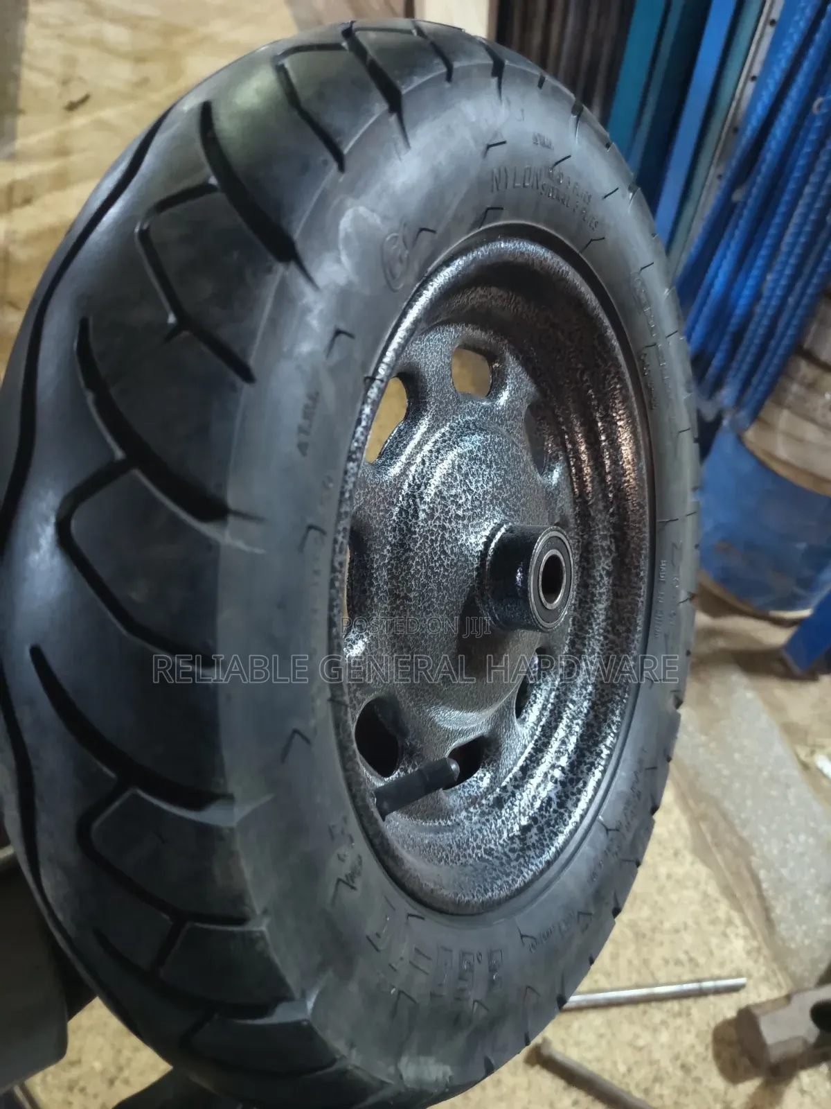 Wheelbarrow Tyre Heavy Duty Black