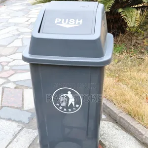 Waste Bin 50ll Black