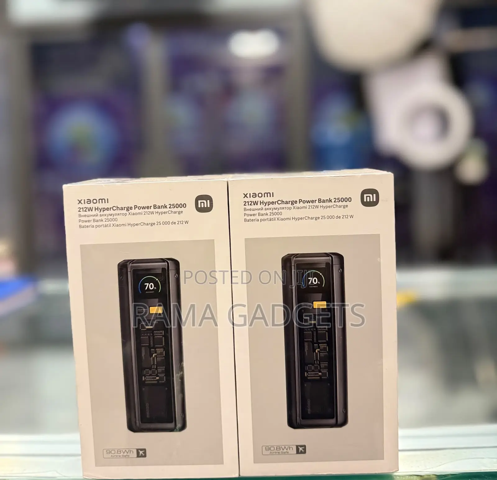 Xiaomi 212w Hypercharge Power Bank 25000mah