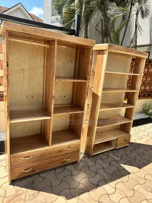 Solid Wood Wardrobe and Shoe Rack