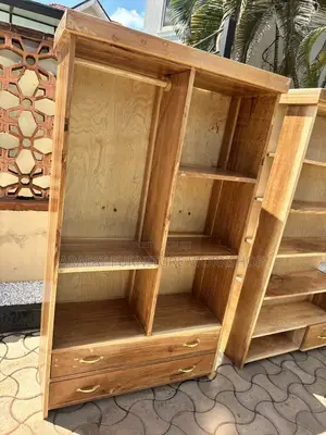Solid Wood Wardrobe and Shoe Rack