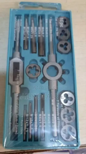 16-Piece Metric Tap and Die Set