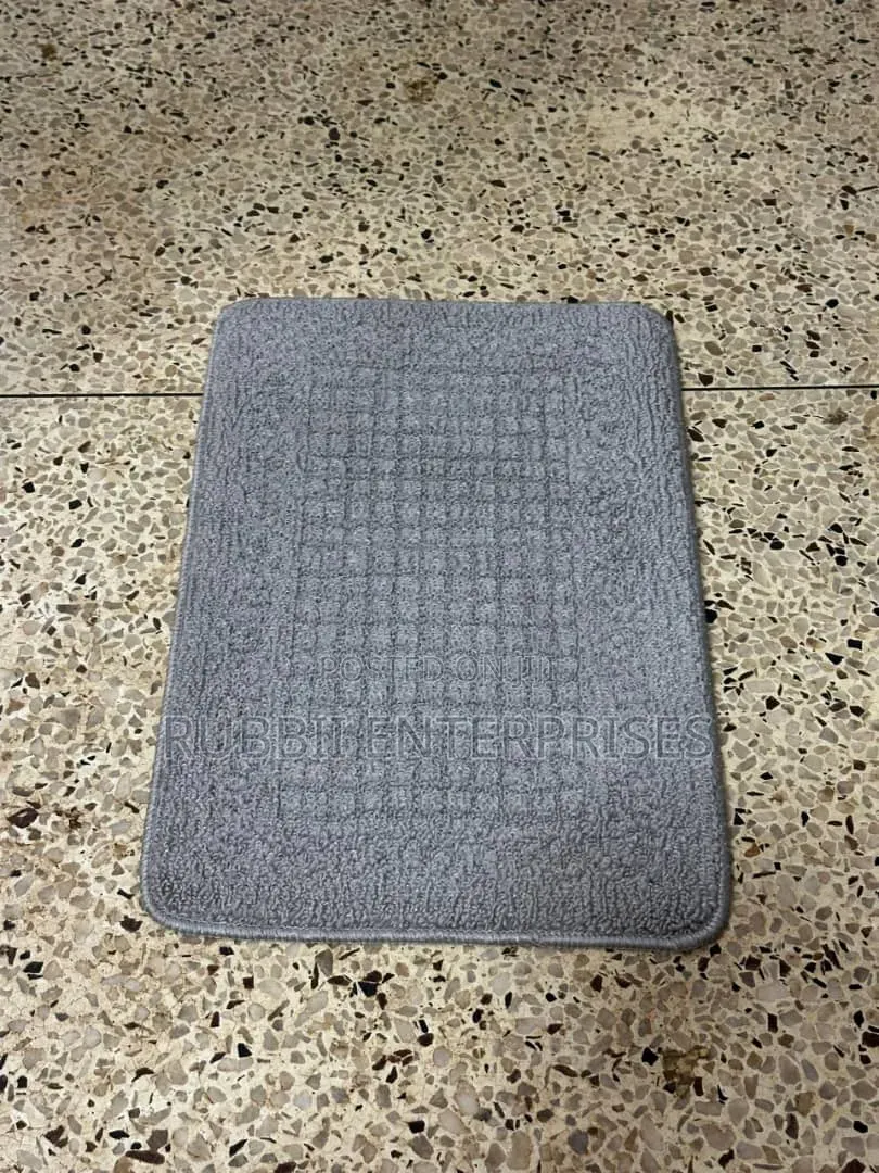 Woolen Door Mat ~ Grey