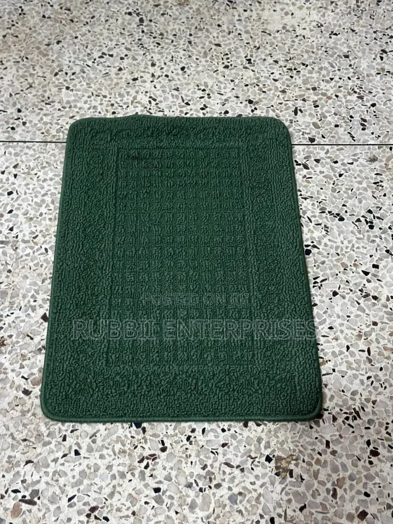 Woolen Door Mat ~ Dark Green
