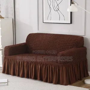 Sofa Covers ~ 3 Seater(Brown)