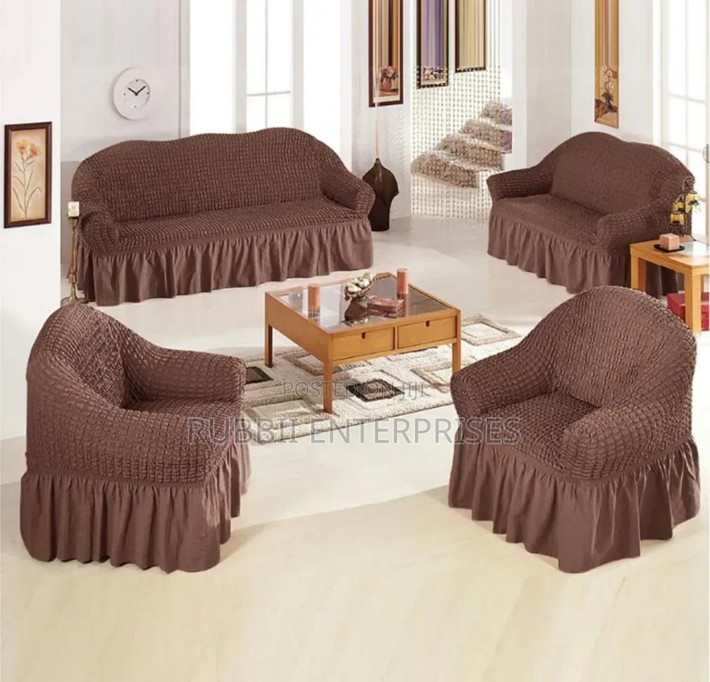 Sofa Cover ~ 7 Seater (Dark Brown)