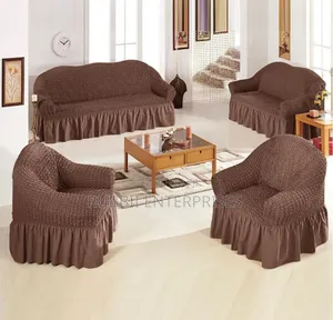 Sofa Cover ~ 7 Seater (Dark Brown)