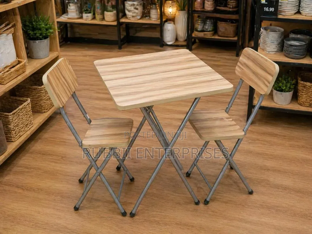 Foldable Table and 2 Chair Set