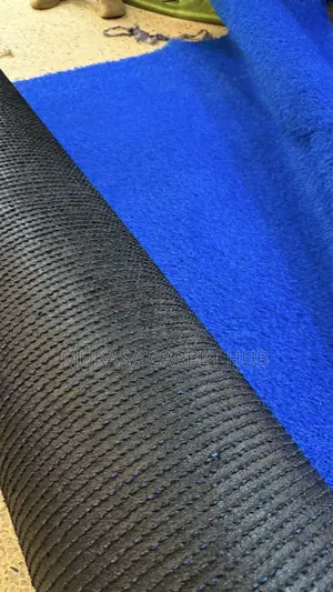High-Quality Blue Grass Carpet by Mukasa Carpet Interiors